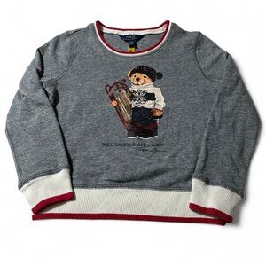 Polo Ralph Lauren Polo Bear Ski Snow Sled Sweater Youth Size Medium